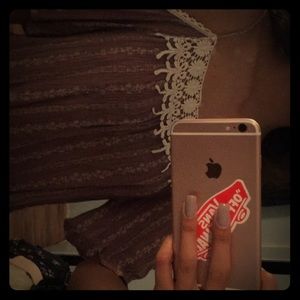 Purple and White Shoulder Shown shirt